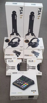 RODE - DUO PODCAST KIT - Two-person Podcasting Kit - Black